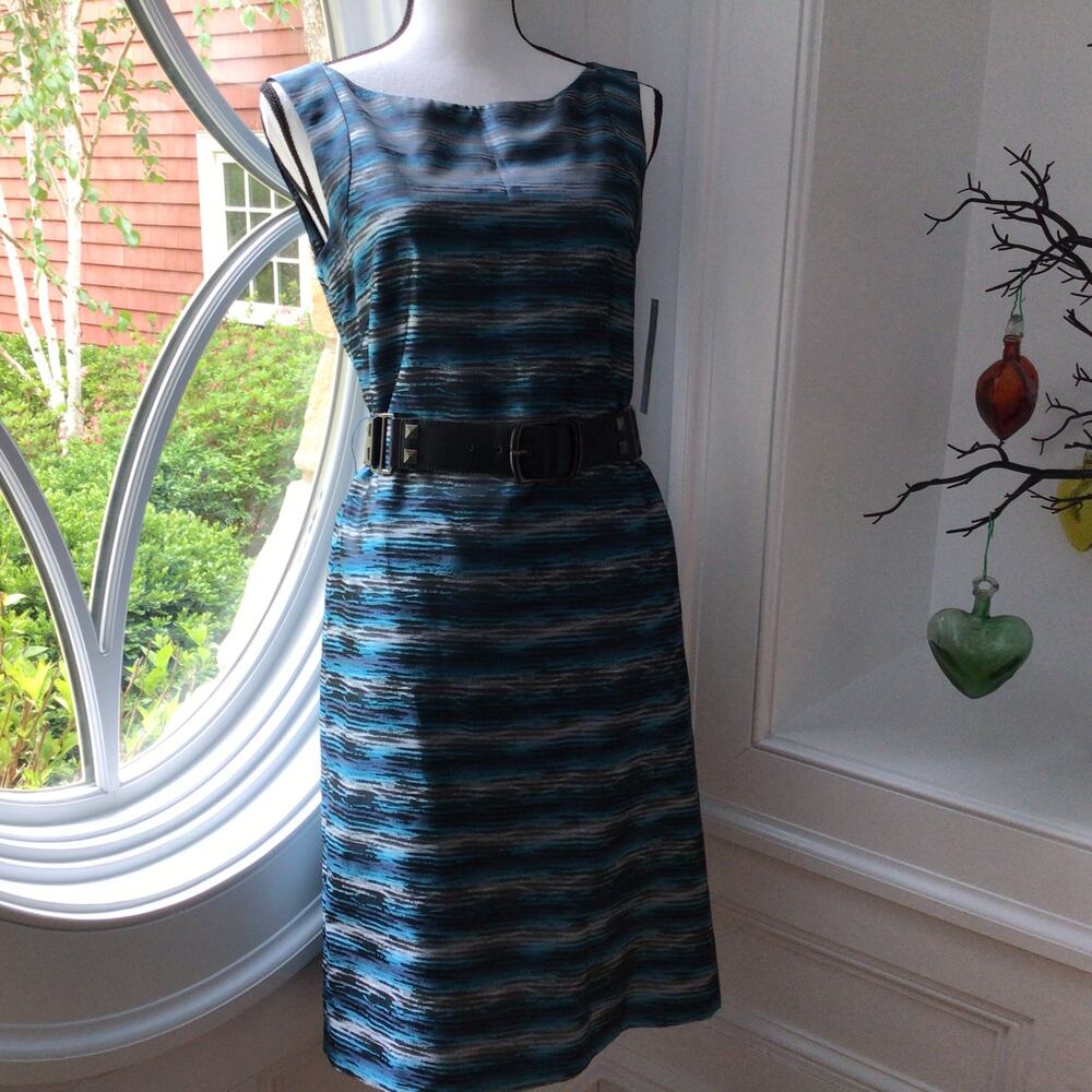 Antonio Melani Sheath Metallic Dress NWT Sz 4